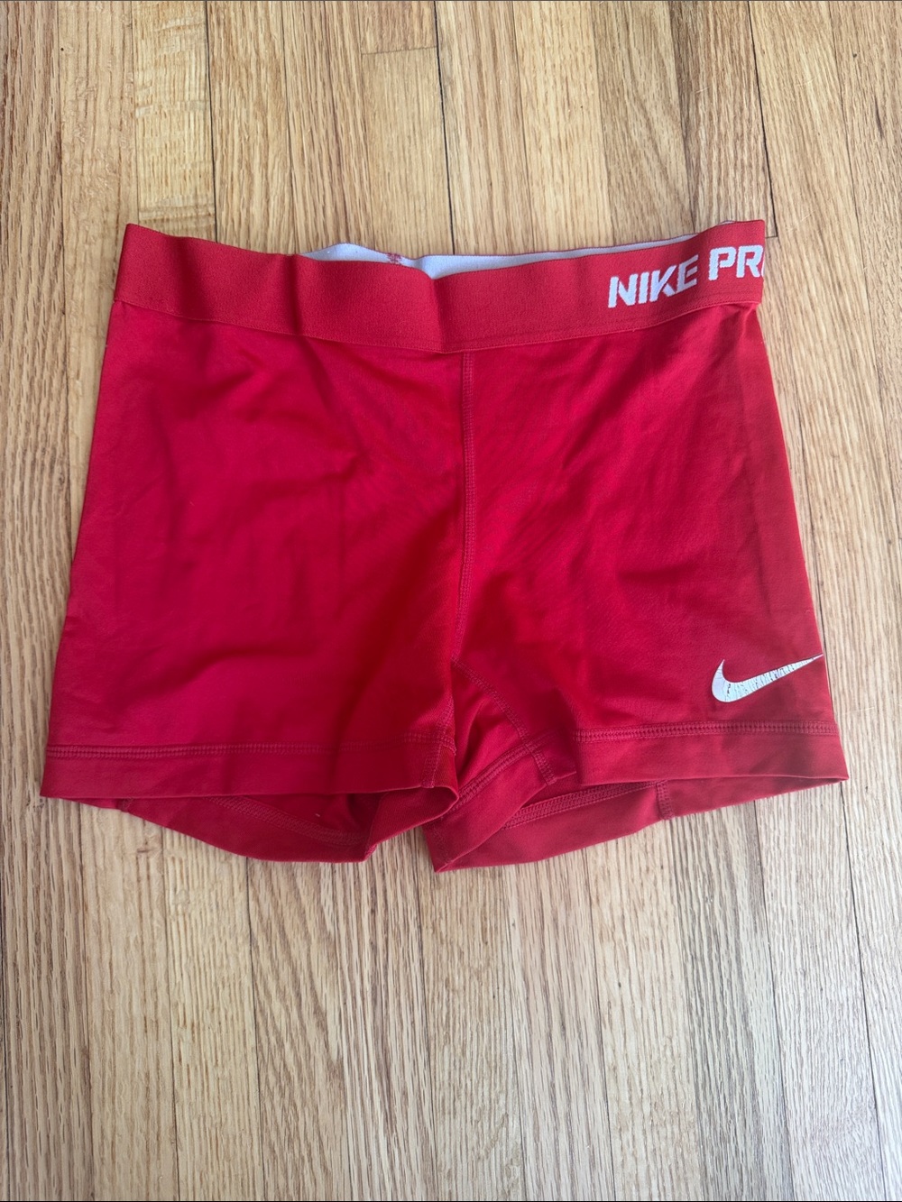 Nike Pro Women's Red Performance Compression Shorts